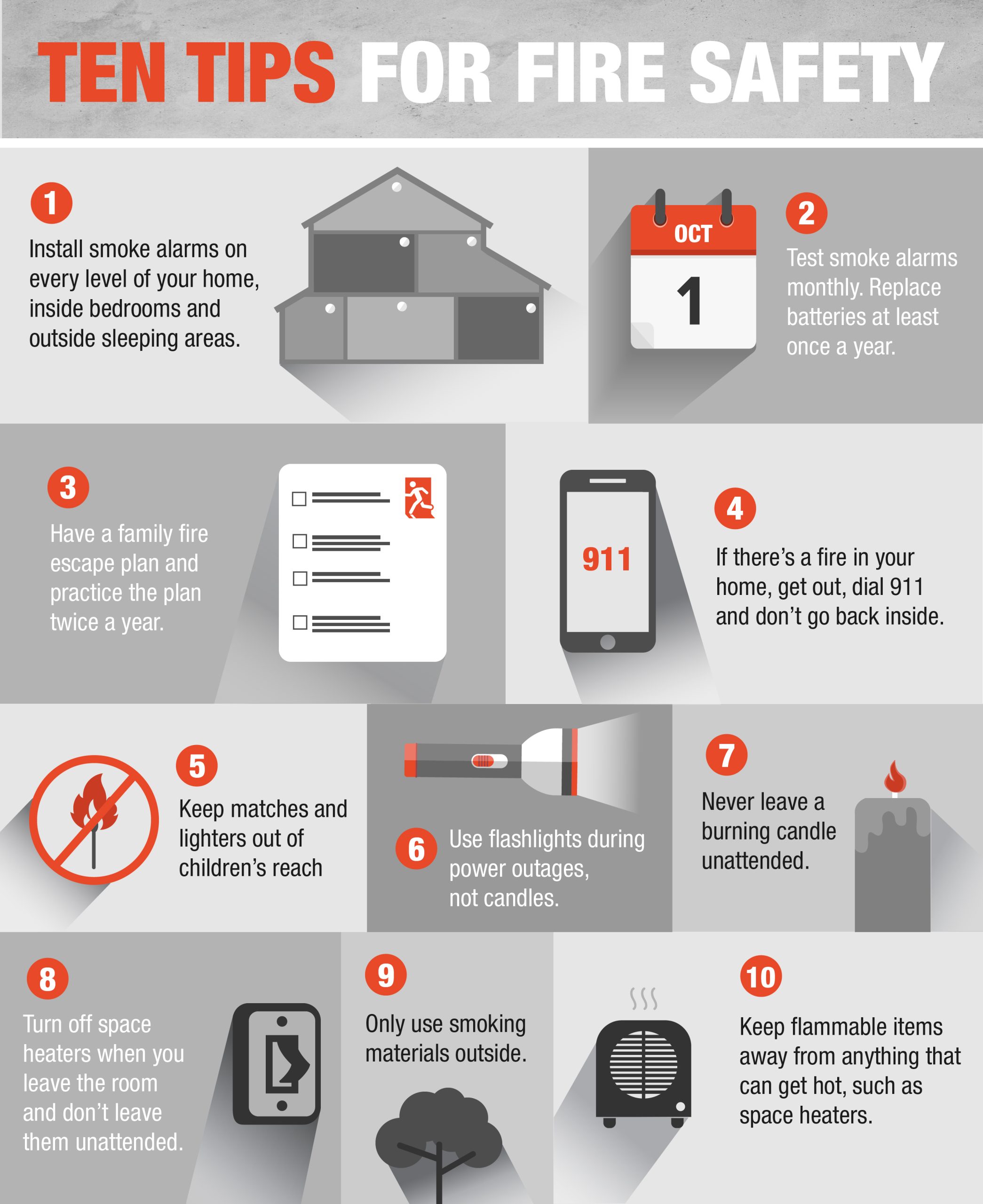 10 Fire Safety Tips When Leaving Home