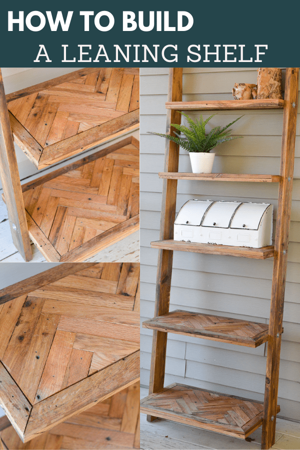 How To Make A Ladder Shelf Out Of Pallets
