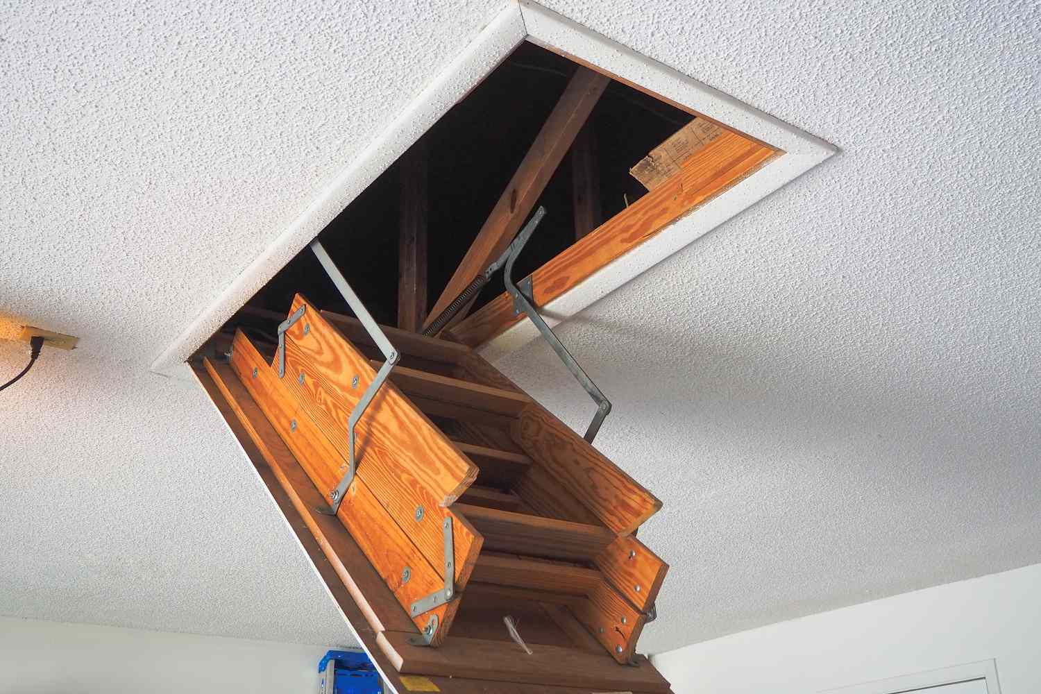 How To Replace A Drop Down Attic Ladder