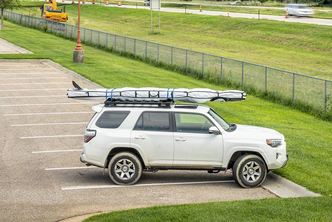 How To Transport A Ladder Without A Roof Rack 2